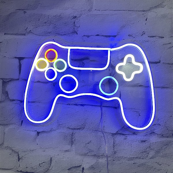 Painel Neon LED - Console Play