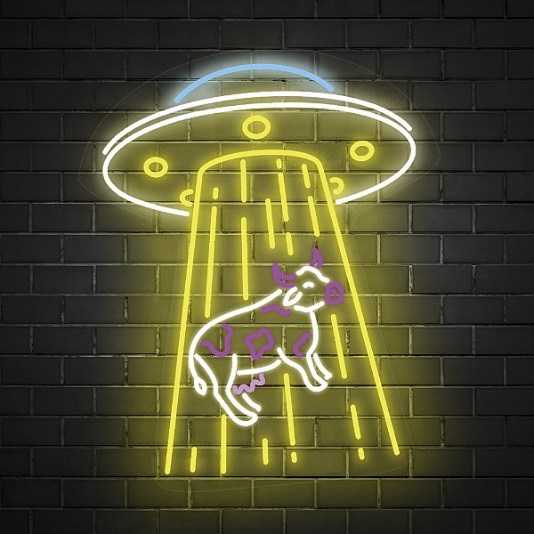 Painel Neon LED -Abduction