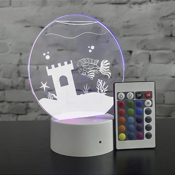 Luminária Touch Aquário