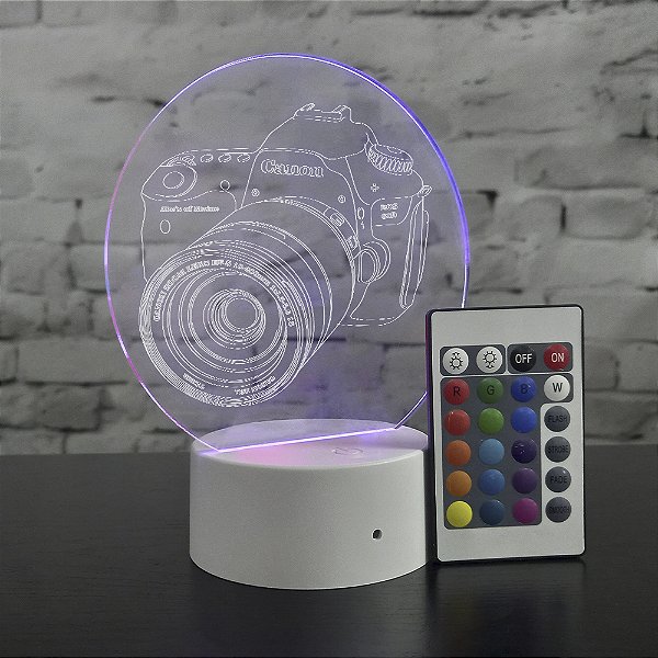 Luminária Touch Câmera