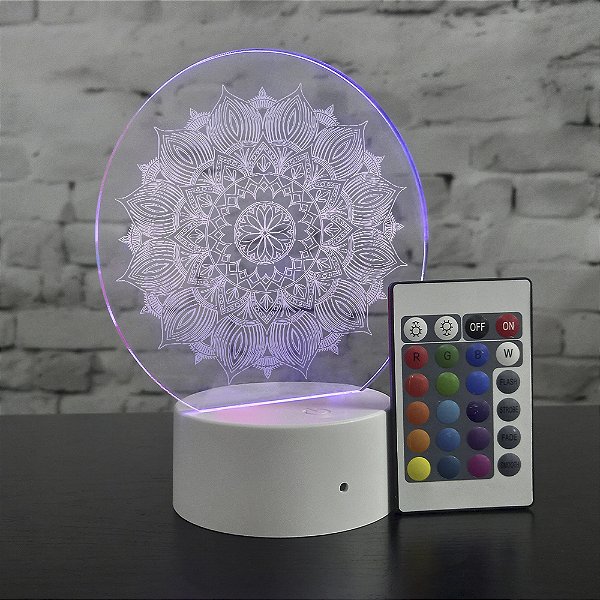 Luminária Touch Mandala