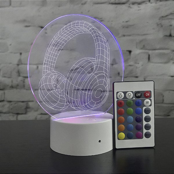 Luminária Touch Music