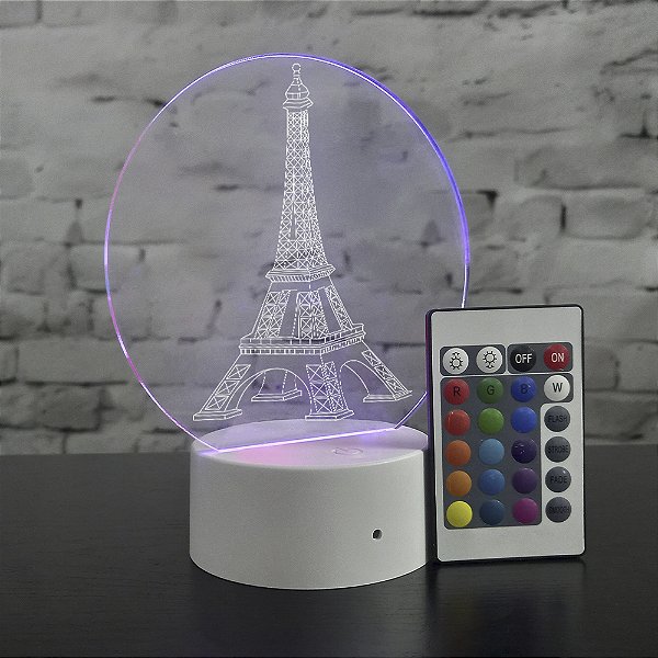 Luminária Touch Torre Eiffel