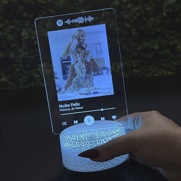 Luminária Touch Spotify