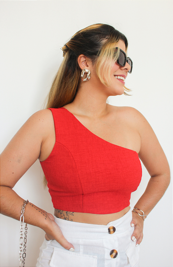 Cropped Ágata Vermelho