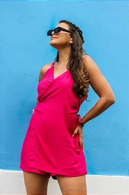 Macaquinho Magnólia Rosa