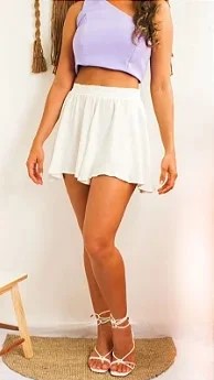 Short Quartzo Off White