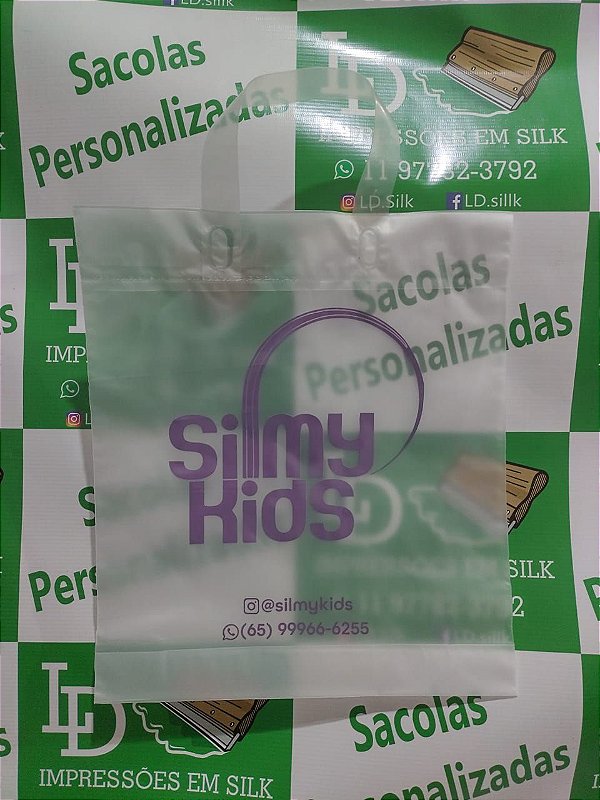 Sacola Alça fita Personalizada 40x50 1000 Unidades
