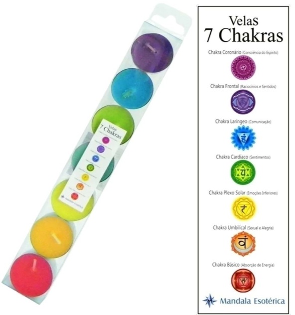 Vela 7 chakras