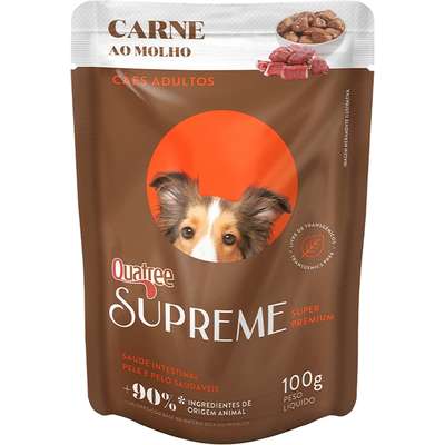 Ração Úmida Quatree Supreme Carne 100g para Cães Adultos
