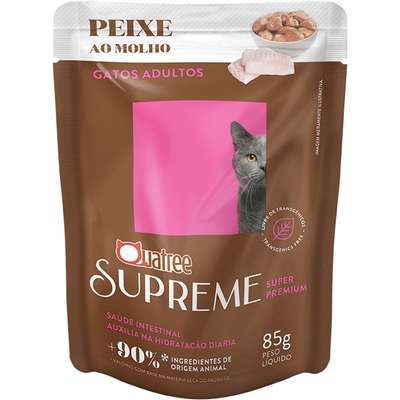 Ração Úmida Quatree Supreme Peixe para Gatos Castrados