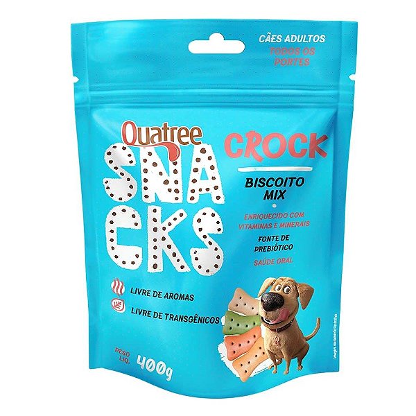 Biscoito Quatree Snacks Crock Mix para Cães Adultos
