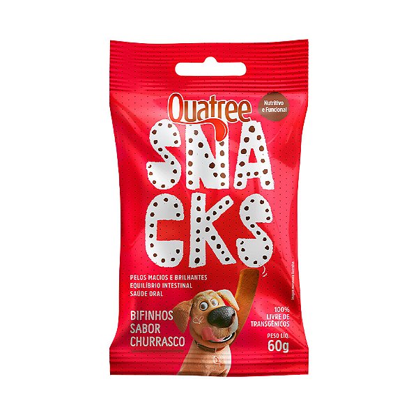 Snack Quatree para Cães Sabor Churrasco