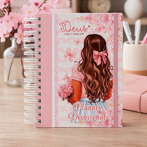 Planner Devocional Personalizado Deus é bom o tempo todo!