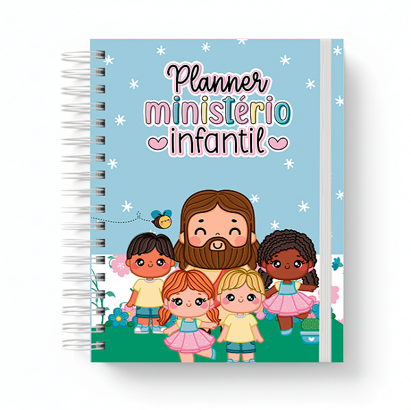 Planner Ministério Infantil Personalizado Céu Azul