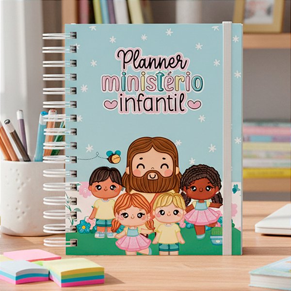 Planner Ministério Infantil Personalizado Céu Azul