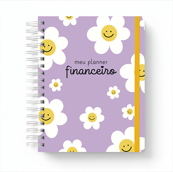 Planner Financeiro Personalizado Planejamento Pessoal Margaridas
