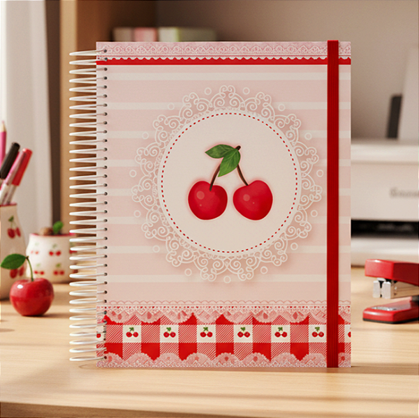 Agenda Personalizada 2026 Cerejinha Vermelha