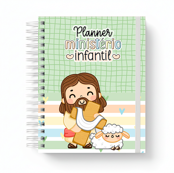 Planner Ministério Infantil Personalizado Jesus Fofinho