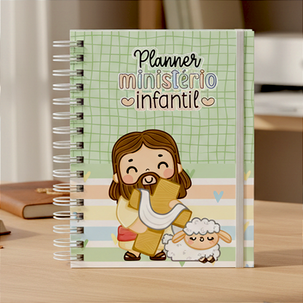 Planner Ministério Infantil Personalizado Jesus Fofinho