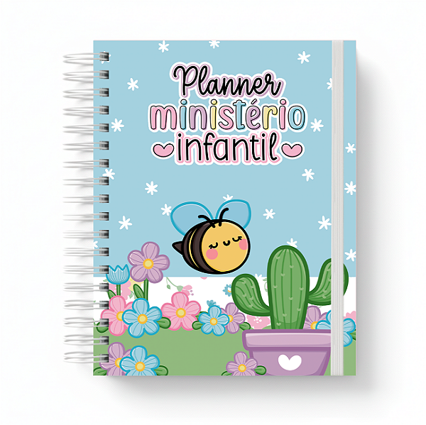 Planner Ministério Infantil Personalizado Abelinha