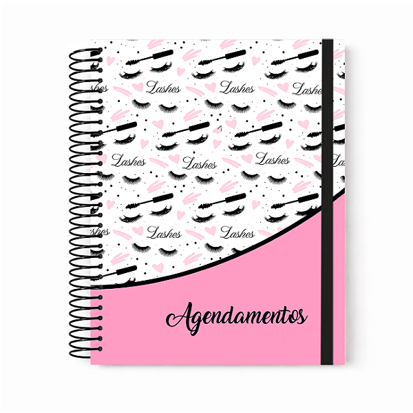 Agenda Personalizada Profissões Atendimento Lash Design
