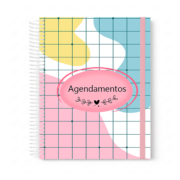 Agenda Personalizada de Atendimento Capa Candy Color