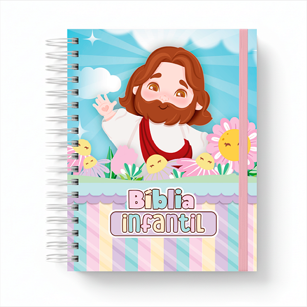 Bíblia Infantil Personalizada Jesus Fofinho