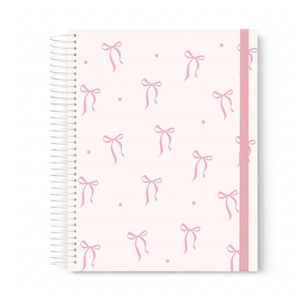 Agenda Personalizada Permanente Laço Rosa