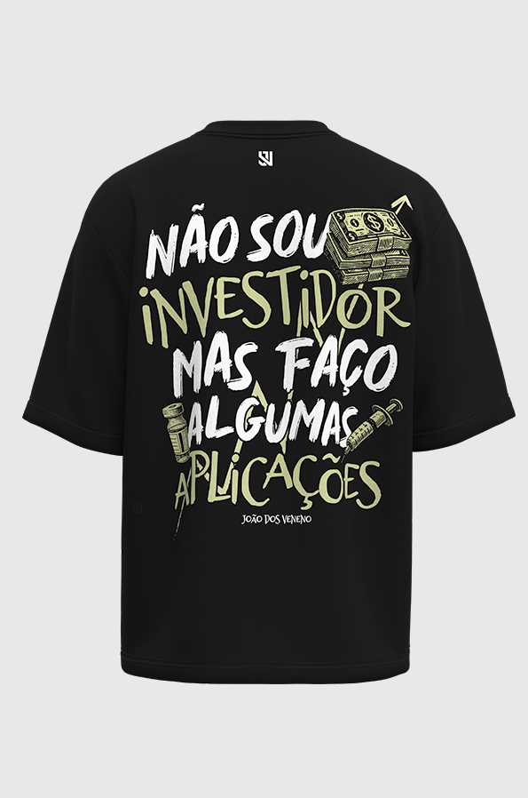 Camiseta oversized investidor