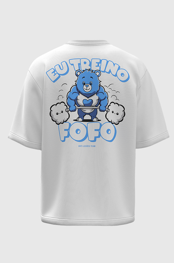 Camiseta oversized treino fofo