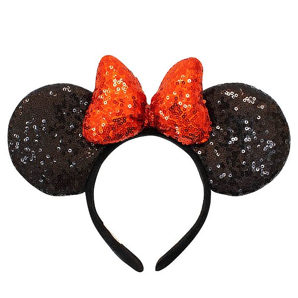 Tiara Minnie Glam Vermelho