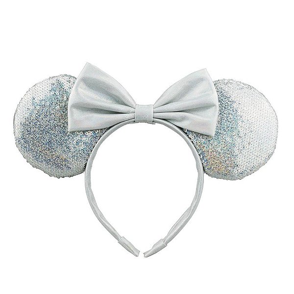 Tiara Minnie Prateada Glam
