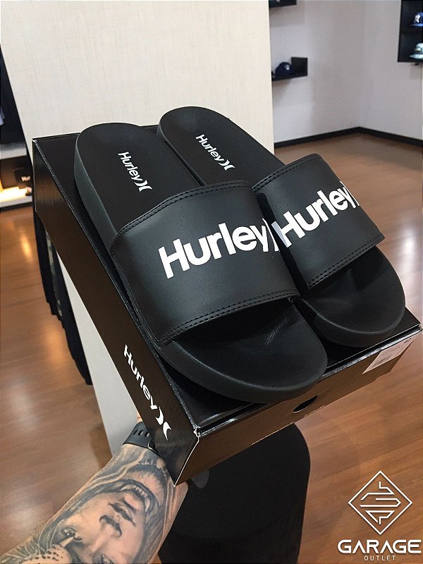 Chinelo Slide Hurley  Oneeonly Preto/Preto