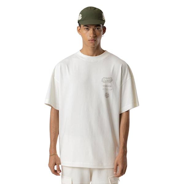 T-SHIRT OVERSIZED LOGOS - OFF WHITE