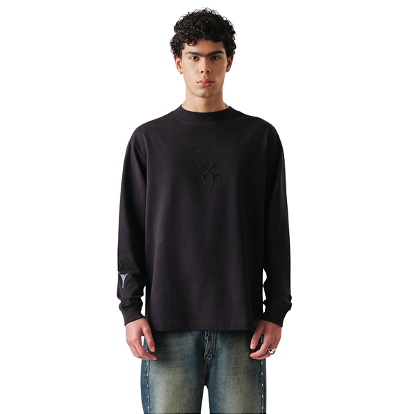 LONG SLEEVE PUF X BLACK