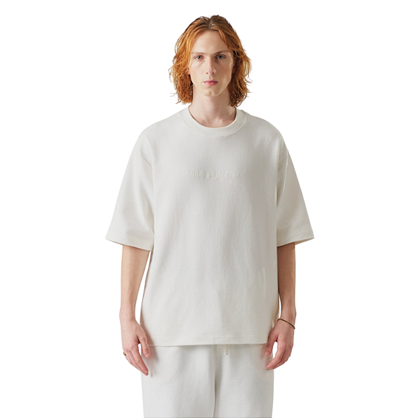 SWEATSHIRT UNIQUE SOLID - OFF WHITE