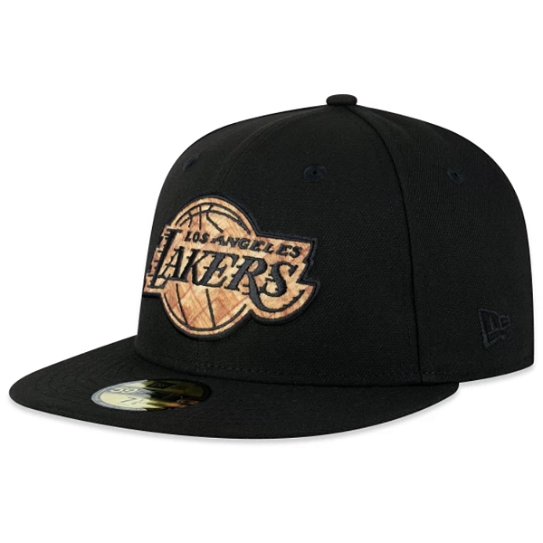 Boné 59FIFTY Fitted NBA Los Angeles Lakers Back to Black
