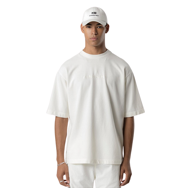 T-SHIRT UNIC BASIC EMBROIDERY - OFF WHITE