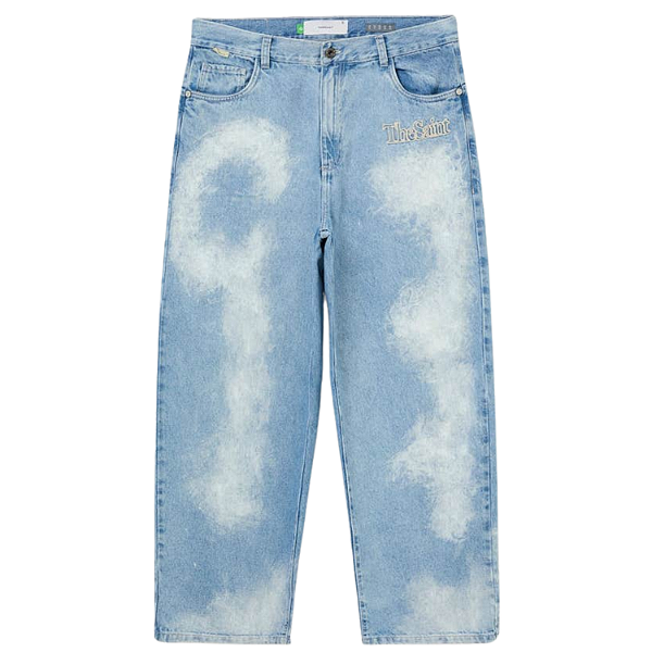 DENIM PANTS BAGGY LOCAL SAINT BLUE