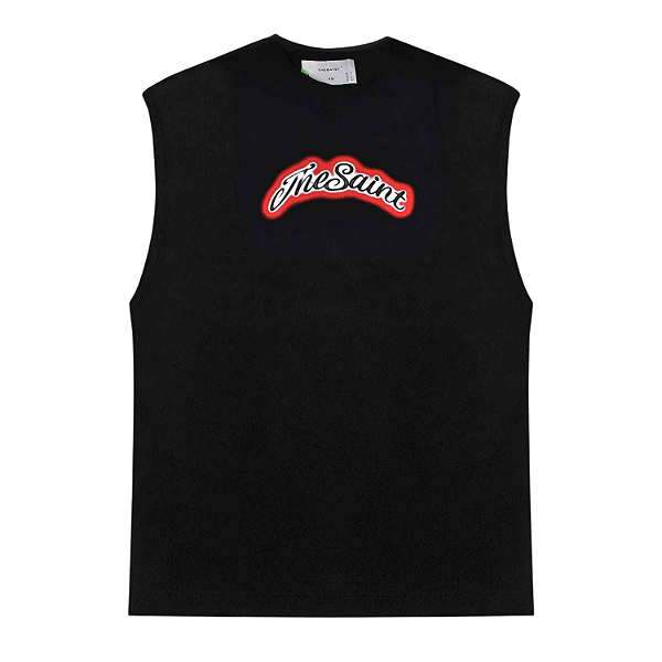 TANK TOP THESAINT AIRBRUSH BLACK