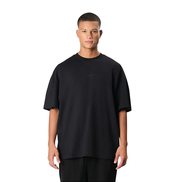 T-SHIRT OVERSIZED SOLID BLACK