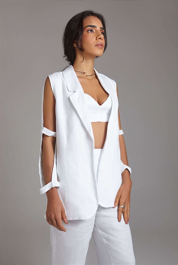 Blazer Erté - Branco