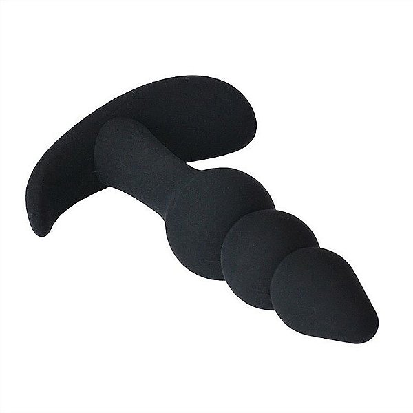 PLUG ANAL EM SILICONE ESCALONADO