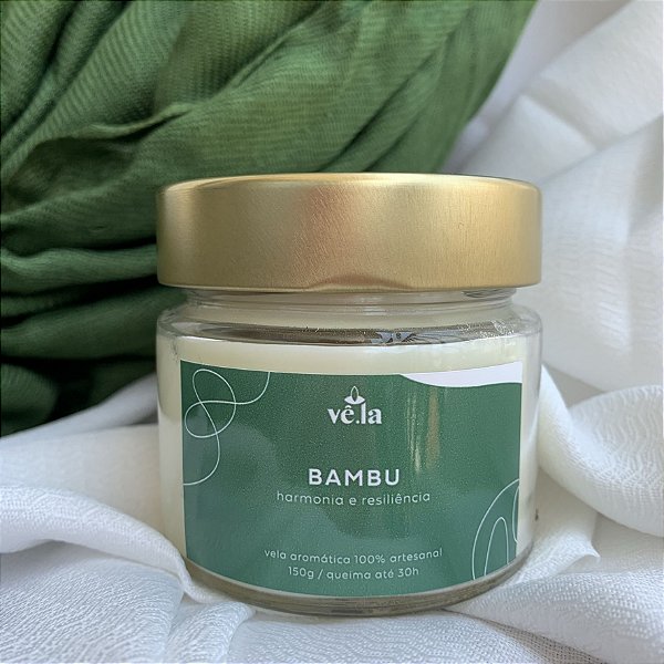 Vela Aromática de Bambu (150g)