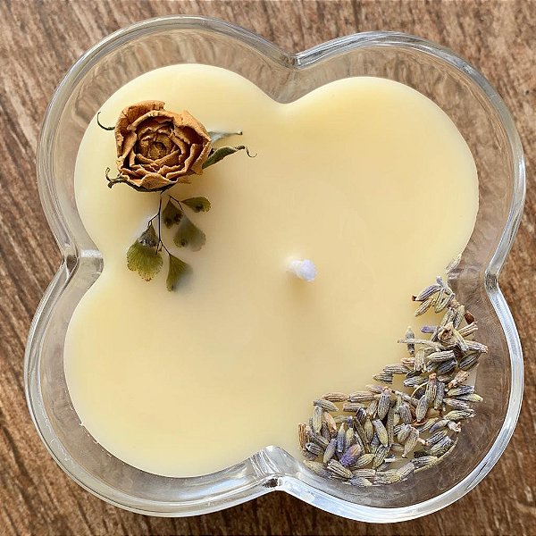 Vela Natural Hidratante  - OE Lavanda + Laranja Doce