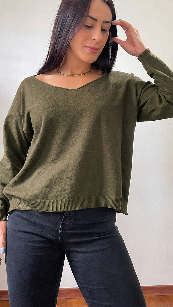 Tricô Tina verde