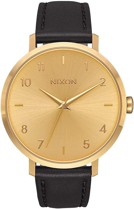 Relógio Nixon Arrow Leather Dourado