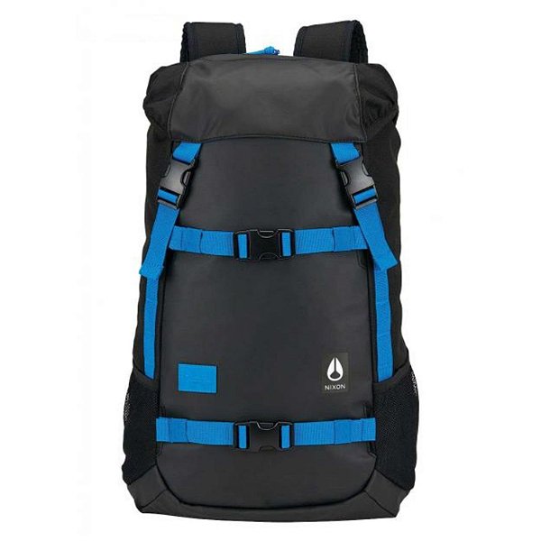 Mochila Nixon Landlock II Preta/Azul 33L