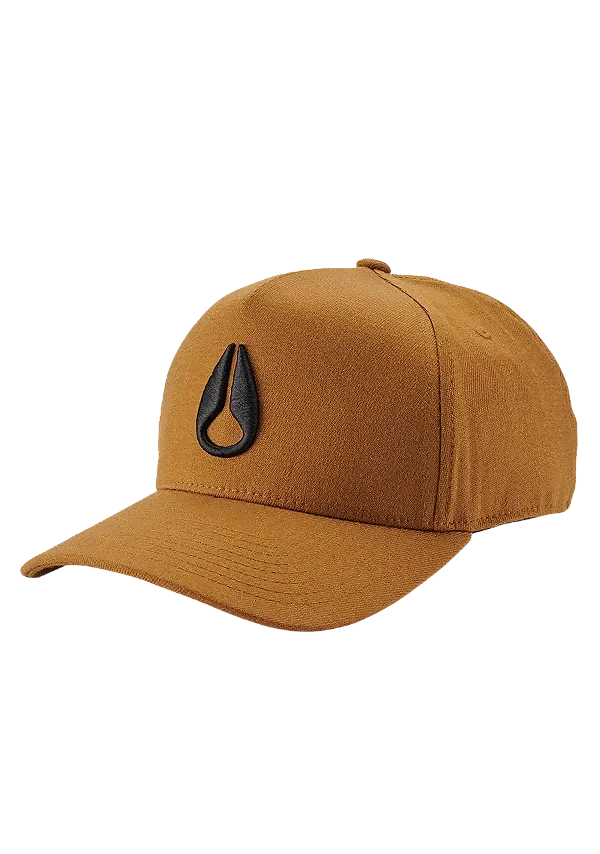 Boné Nixon Deep Down Athletic Snapback Caramelo
